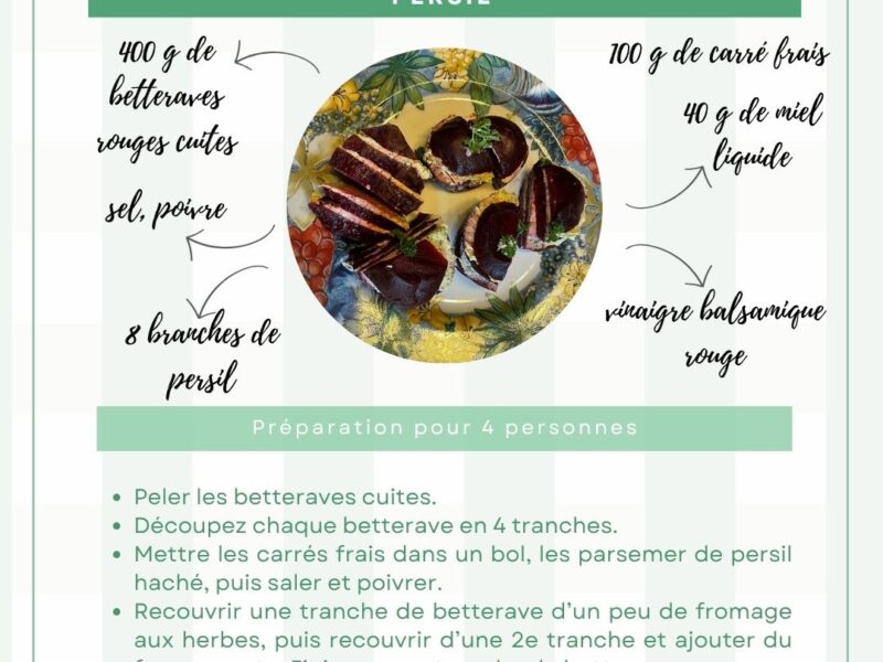 Mille-feuille de betteraves